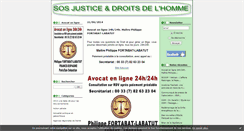 Desktop Screenshot of dossiers-sos-justice.com