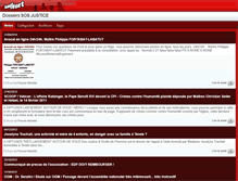 Tablet Screenshot of dossiers-sos-justice.com